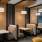 booth seating in bright clubhouse