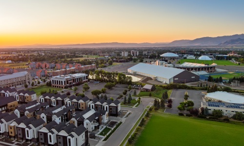 September Blog ariel view of boötes and the skyline above it