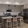 Kitchen with bar stool seating