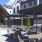 an outdoor grilling area