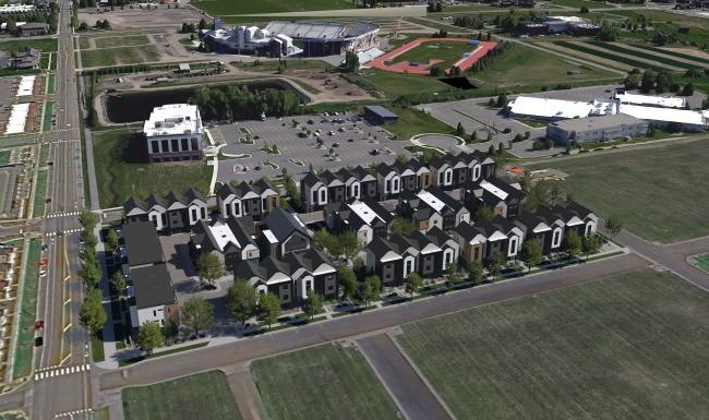 Find your perfect fit at Boötes aerial view of a buildings